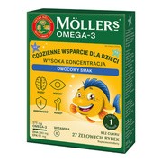 Mollers Omega-3 Rybki Wysoka Koncentracja, żelki, smak owocowy, 27 szt. https://azcdn.doz.pl/image/d/product/4ea5c926-scale-180x180.png