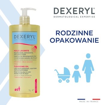 Dexeryl Cleansing, olejek do mycia, 1000 ml