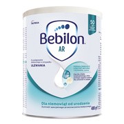 Bebilon AR, do postępowania dietetycznego w przypadku ulewań dla niemowląt od urodzenia, proszek, 400 g https://azcdn.doz.pl/image/d/product/2444126d-scale-180x180.png