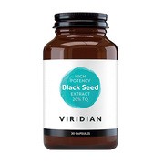 Viridian, Czarnuszka ekstrakt o wysokiej mocy 20% TQ, kapsułki, 30 szt        