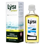 Lysi Sport Omega 3 Pure Ocean Fish Oil, płyn, smak cytrynowy, 240 ml