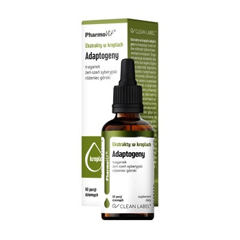 Pharmovit Ekstrakty w kroplach, Adaptogeny, krople, 30 ml