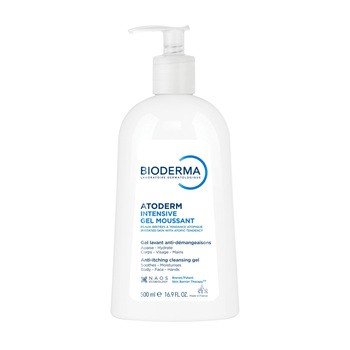 Bioderma Atoderm Intensive Gel Moussant, żel oczyszczający i natłuszczający, 500 ml