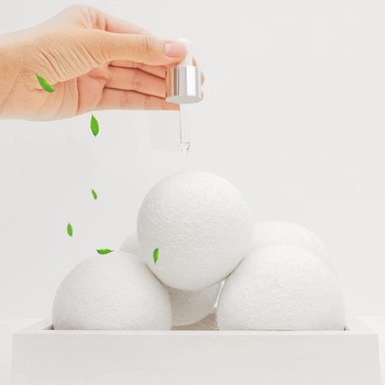 Sipo, Kule do suszarki wykonane z naturalnej wełny owczej, 6 szt.