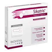 Sikatris, silikonowy plaster na blizny, po mastopeksji, 17 cm x 7,6 cm, 5 szt.