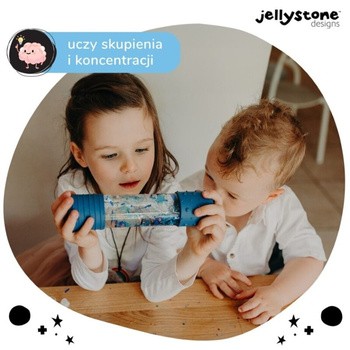 Jellystone Designs, butelka sensoryczna DIY, granatowa, 1 szt.