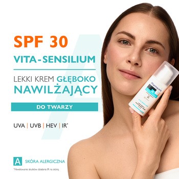 Pharmaceris A Vita-Sensilium, lekki krem głęboko nawilżający, SPF 30, 50 ml