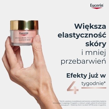 Eucerin Hyaluron Filler+Elasticity, różany krem na dzień SPF 30, 50 ml