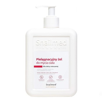 Snailmed, żel pielęgnacyjny do mycia ciała, dla skóry mieszanej, 320 ml