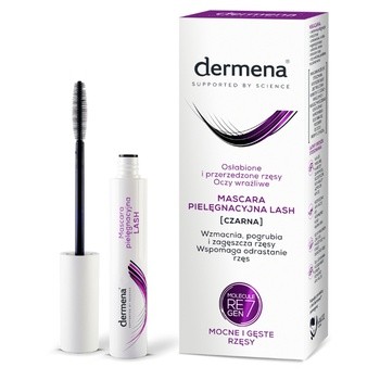 Dermena Lash Care, mascara pielęgnacyjna, wzmacniająca rzęsy, 10 ml