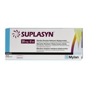 Suplasyn, iniekcje dostawowe, 20 mg / 2 ml, 1 ampułko-strzykawka 