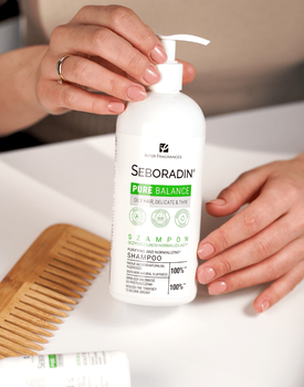 Seboradin Pure Balance, oczyszczająco-normalizujący szampon do włosów, 400 ml