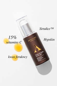 Awesome Cosmetics Feel the Glow, serum przeciwzmarszczkowe anti-aging, 30 ml