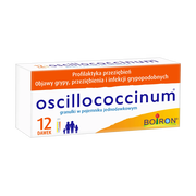 Oscillococcinum na przeziębienie i grypę, granulki, 12 pojemników jednodawkowych po 1 g