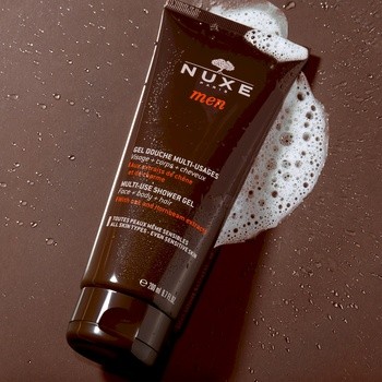 Zestaw Nuxe Men, żel pod prysznic, 200 ml + dezodorant roll-on, 50 ml + żel nawilżający, 50 ml