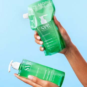 SVR Spirial Deo-douche, dezodorujący żel do mycia ciała i włosów, 400 ml