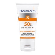 Pharmaceris S, krem o szerokopasmowej ochronie przed słońcem dla dzieci i dorosłych SPF 50+, 50 ml