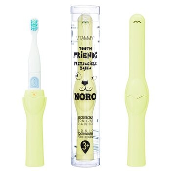 Vitammy Friends, szczoteczka soniczna dla dzieci, żółta, 36 m+, 1 szt.