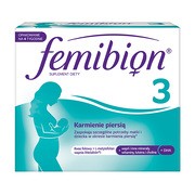 Femibion 3 Karmienie piersią, tabletki powlekane + kapsułki miękkie, 56 szt. + 56 szt.        