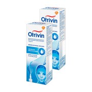 Zestaw 2x Otrivin 0,1%, 1 mg/ml, spray do nosa