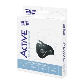 ALE Active Half Face Mask, neoprenowa półmaska filtrująca, 1 szt.