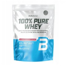 BioTech USA 100% Pure Whey, proszek, smak raspberry cheesecake, 1000 g