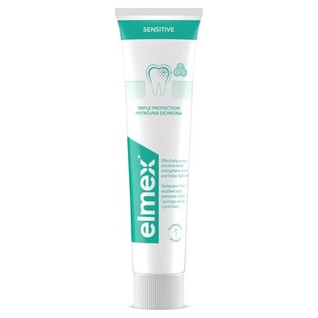 Elmex Sensitive, pasta do zębów, 75 ml