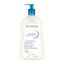 Bioderma Atoderm Crème de douche, kremowy żel do mycia twarzy i ciała, 1000 ml