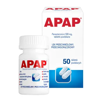 Apap 500 mg 50 tabletek [US PHARMACIA]