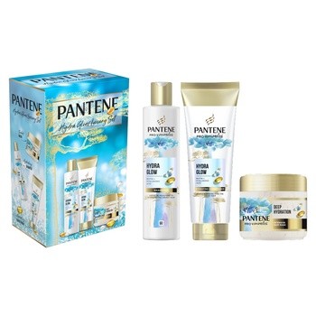 Zestaw Pantene Pro-V Miracles Hydra Glow, szampon, 300 ml + odżywka, 200 ml + maska, 160 ml