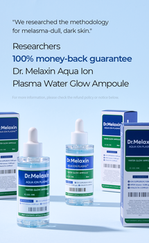 Dr.Melaxin Aqua Ion Plasma Water Glow Ampoule, ampułka nawilżająca, 50ml