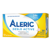 Aleric Deslo Active, 5 mg, 30 tabletek, na alergię i katar sienny