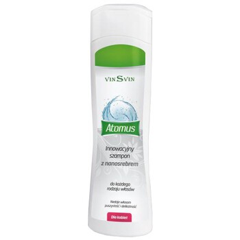 Atomus, innowacyjny szampon z nanosrebrem dla kobiet, 200 ml