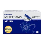 Multiway Vet Duocaps Neuro, preparat wspierający pracę mózgu i regenerujący układ nerwowy psów i kotów, 10 szt. https://azcdn.doz.pl/image/d/product/f8d37d37-scale-180x180.png