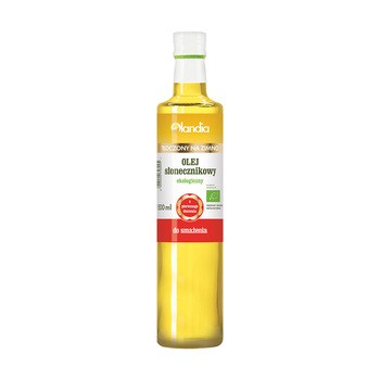 Olandia, olej słonecznikowy do smażenia bio, 500 ml
