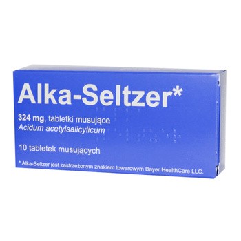 Alka-Seltzer, 324 mg, tabletki musujące, 10 szt. (import równoległy, Delfarma)