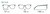 Brilo, okulary do czytania, moc +1,50, unisex, model RE 114B