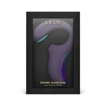 Lelo Enigma Double Sonic Cyber Purple, podwójny wibrator soniczny, 1 szt.