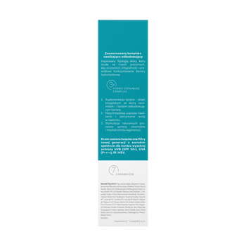 Oillan Hydrating, krem nawilżający do twarzy SPF50+ dla skóry suchej i wrażliwej, 50 ml