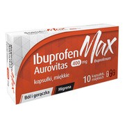 Ibuprofen MAX Aurovitas, 400 mg, kapsułki miękkie, 10 szt. https://azcdn.doz.pl/image/d/product/5150eef2-scale-180x180.png