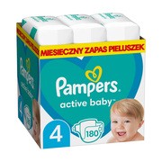 Pampers Active Baby 4 (9−14 kg), pieluszki jednorazowe, 180 szt. https://azcdn.doz.pl/image/d/product/1a31c75d-scale-180x180.png