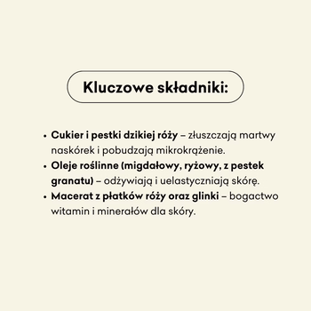 Mydlarnia 4 Szpaki, Peeling cukrowy, Leśna Róża, 250 ml