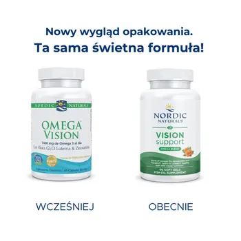 Nordic Naturals, Omega Vision, kapsułki, 60 szt.