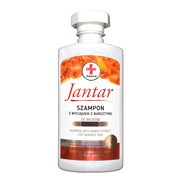 Jantar Medica, szampon z wyciągiem z bursztynu do włosów zniszczonych, 330 ml
