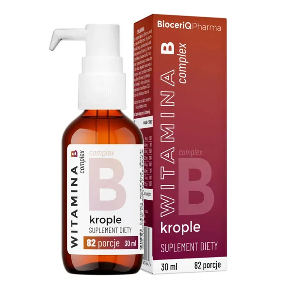 Витамины группы B BioceriQ B Complex, апельсин, капли, 30 мл