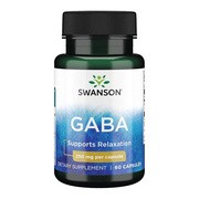 Swanson GABA, 250 mg, kapsułki, 60 szt.