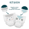 Kit & Kin, pieluszki 1 Mini (2-5 kg), Lomb/Owl, 38 szt.