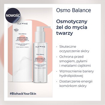 Alkmie Osmo Balance, osmotyczny żel do mycia twarzy, 100 ml