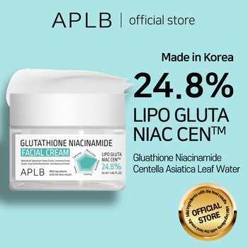 APLB Glutathione Niacinamide Facial Cream, krem rozjaśniający do twarzy z glutationem i niacynamidem, 55 ml