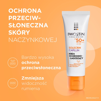 Iwostin Solecrin Capillin, krem ochronny, SPF 50+, 50 ml